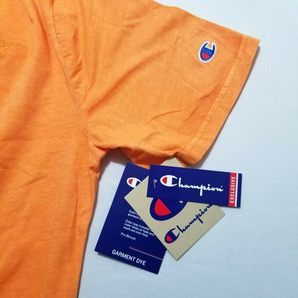 Champion Men's Classic T-Shirt Screen Print Script Logo NWT - Picture 5 of 6